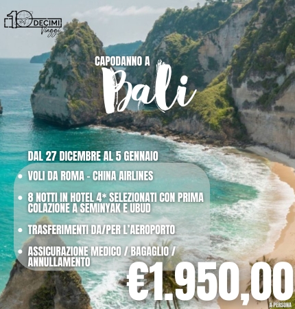 Capodanno a Bali